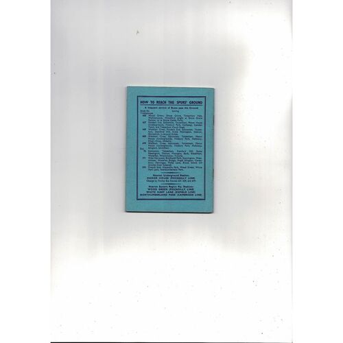 Tottenham Hotspur Football Handbook 1953/54