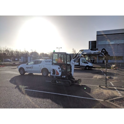 Solar Carport Foundation