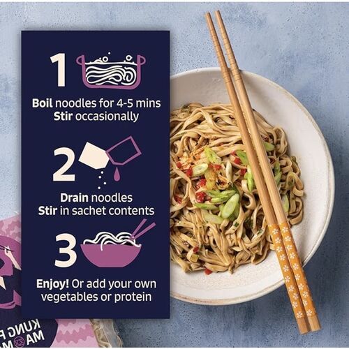 Kung Fu Mama Taiwanese Sun-Dried Noodle Kit (3 Servings)