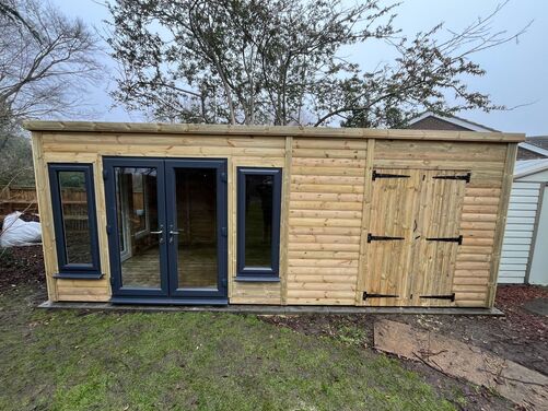 20x10 Pent Summer House