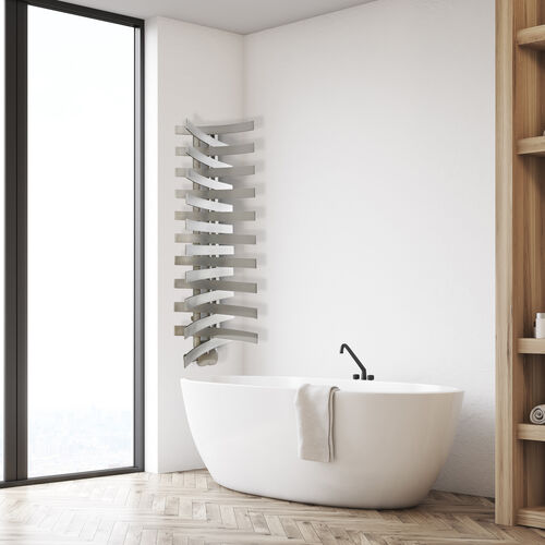 BRUSHED STEEL FINISH