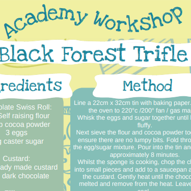 Academy Workshop - Black Forest Trifle