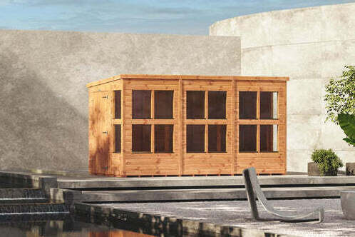 Pent Potting Shed (Single Door) 4x4