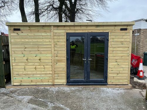 #PVC088 15x9 Pent Summer House