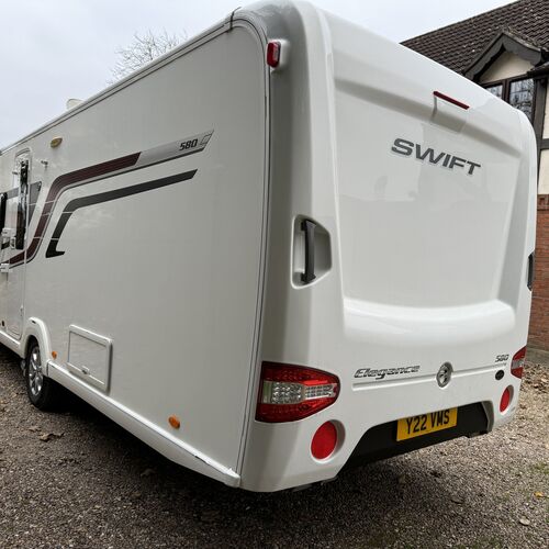 2014 Swift Elegance 580 Caravan 4 Berth - ALDE - Motor Mover - Solar