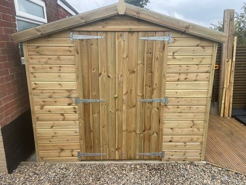 8x6 Apex Reverse Shed