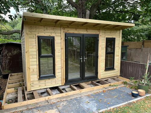 #PVC049 14x8 Pent Summer House