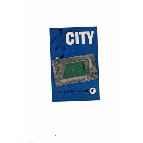 1959/60 Coventry City v Halifax Town Football Programme
