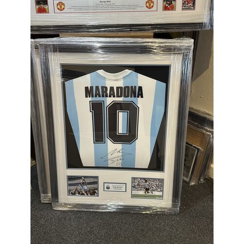 Diego Maradona Signed Football Shirt