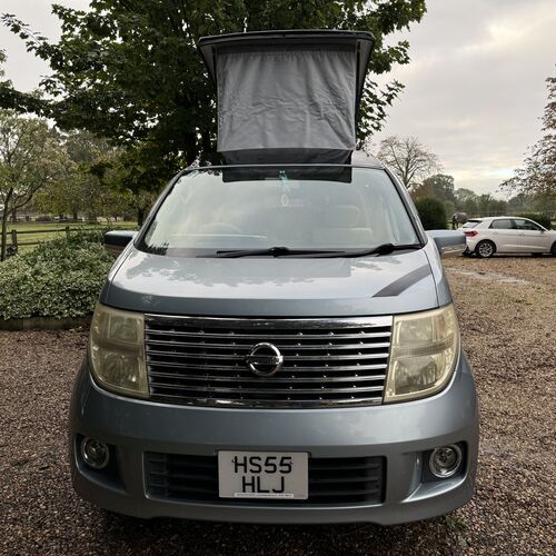 2005 Nissan Elgrand Camper Van 3.5 V6 - Blue - ProConversion - 1 UK Owner 8yrs