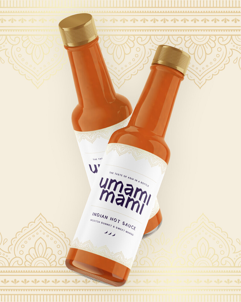 Asian inspired hot sauce redesign from the apprentice