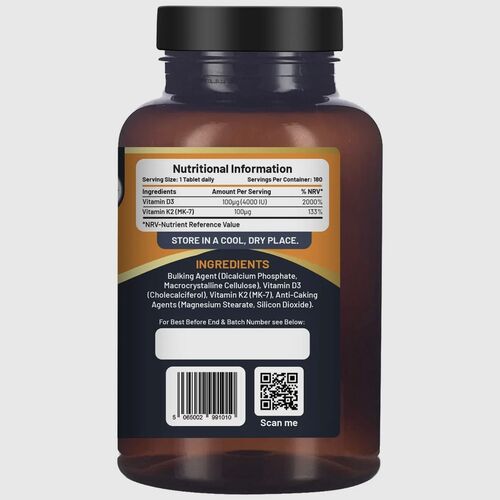 Prowise Vitamin D3+K2 4000IU (MK-7)