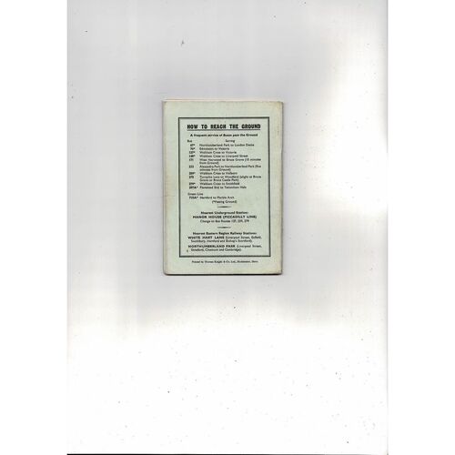 Tottenham Hotspur Football Handbook 1966/67