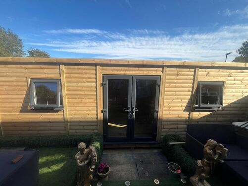 #PVC082 24x10 Pent Summer House