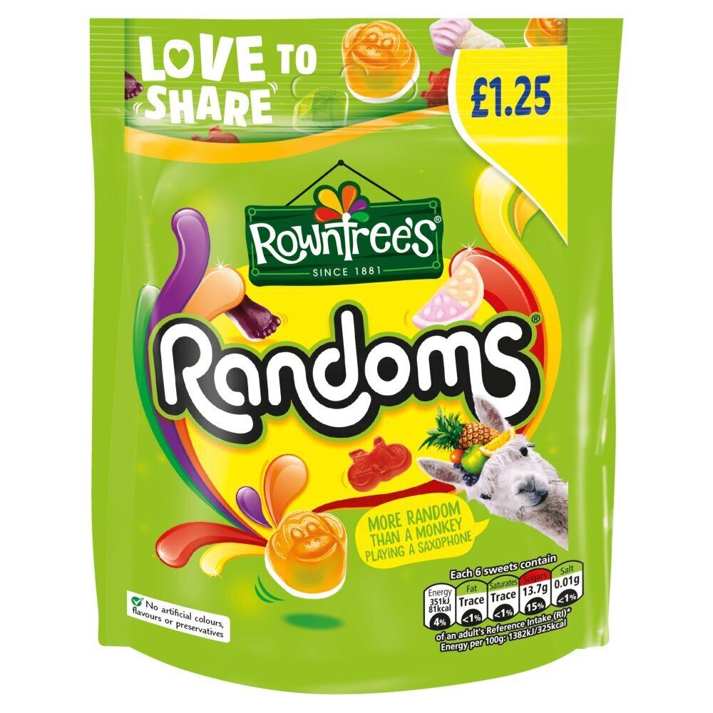 Rowntree's Randoms Sweets Sharing Bag