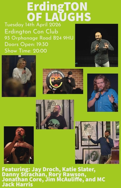 Monthly Comedy Night - 2nd Tuesday of each month - Free Admission - non members welcome