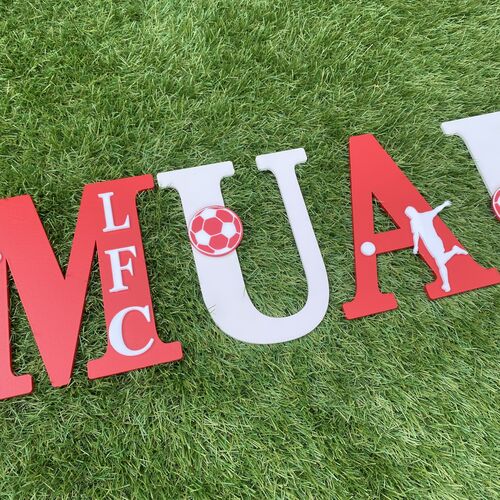 FOOTBALL THEME letters