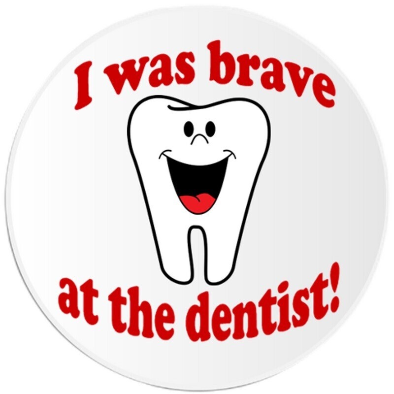 Dentist's Well Done Sticker 