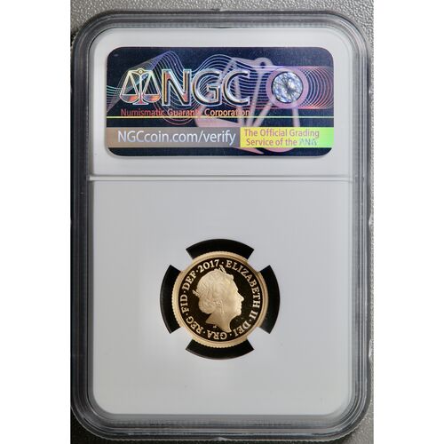 2017 Queen Elizabeth 11 golf proof half sovereign