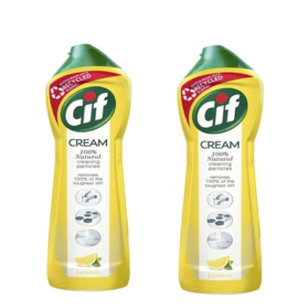 CIF Household Cream Cleaner Lemon 500ml Pack of 2