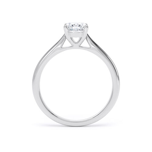 Classic oval diamond solitaire