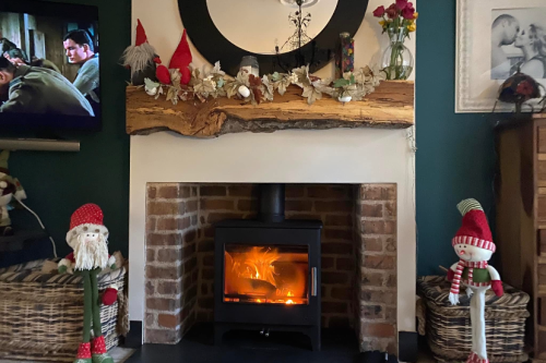 Fireplace replacement.