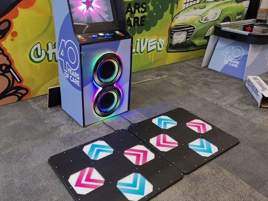 Custom branded dance machine hire Birmingham