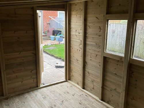 #P064 12x8 Pent Shed