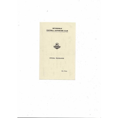 1958/59 Netherfield v Horwich RMI Football Programme Dec.15th
