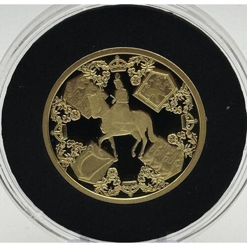 QE11 life in pictures 9ct gold completer coin