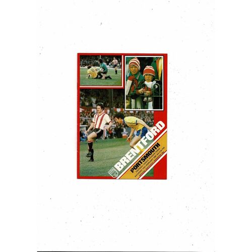 1980/81 Brentford v Portsmouth Football Programme