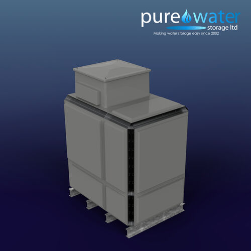 PW.1.5X1X1.5.TIF.AB - 3130 LITRE SECTIONAL WATER TANK, TOTALLY INTERNALLY FLANGED (TIF) C/W FVH