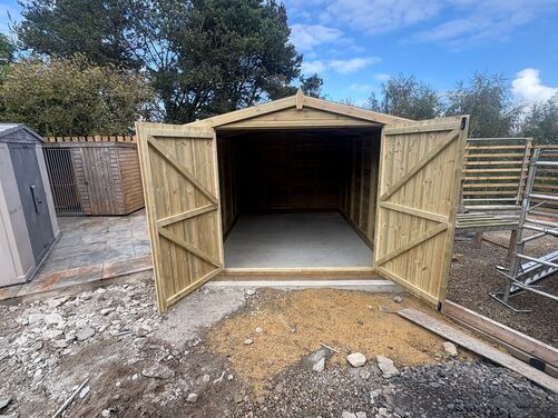 14x10 Apex Garage Shed