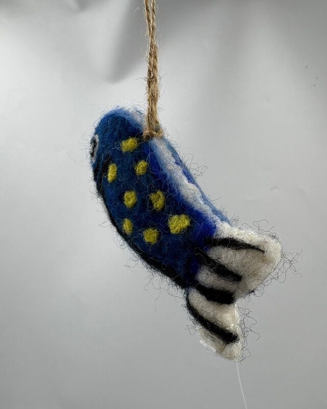 Woolly Fish Tree Hanger