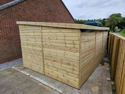 14x10 Pent Storage Shed