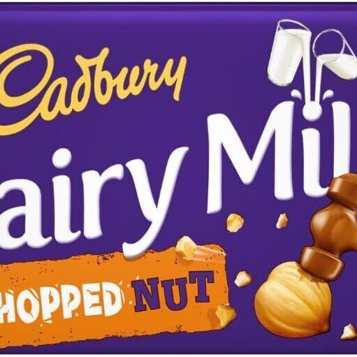 Cadbury Dairy Milk Chopped Hazelnut Chocolate Bar