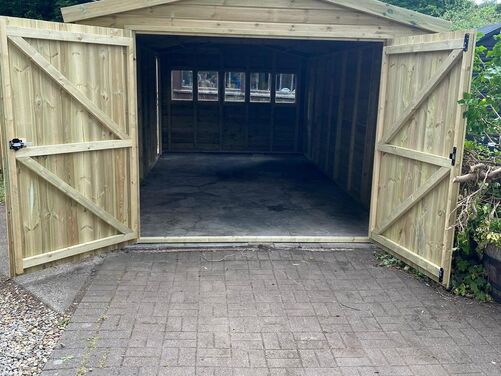#A082 20x10 Apex Shed Garage