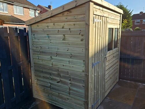 7x5 Pent Storage Shed