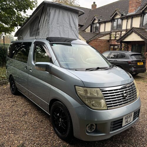 2005 Nissan Elgrand Camper Van 3.5 V6 - Blue - ProConversion - 1 UK Owner 8yrs