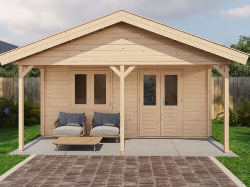 500cm x 400cm + 200cm Front Canopy