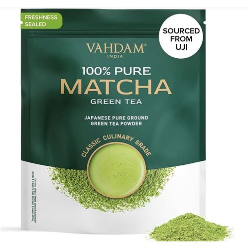 Pure Matcha Green Tea Powder 100g | VAHDAM® Culinary Grade Japanese Matcha