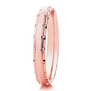 Studded edge diamond cut ring