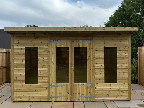 #SHP055 12x8 Pent Combi