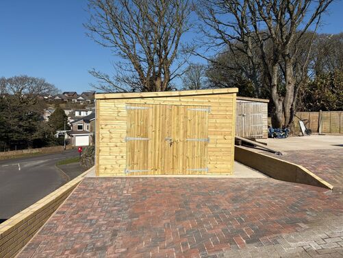20x12 Pent Shed Garage