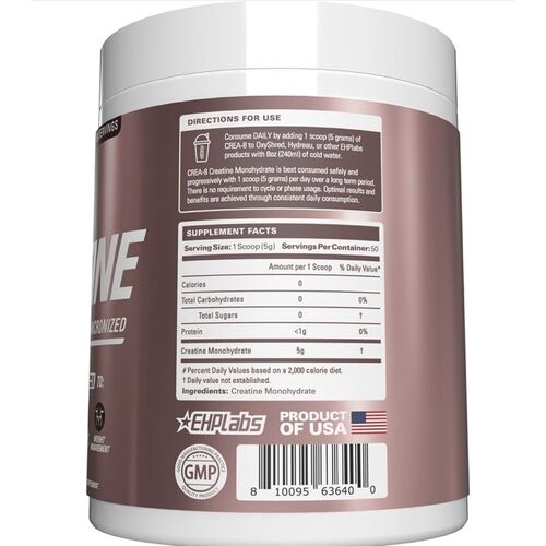 EHP Labs Crea-8 Creatine Monohydrate 250g (50 Servings)