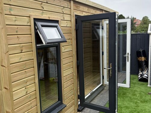 #PVC022 16x10 Pent Summer House