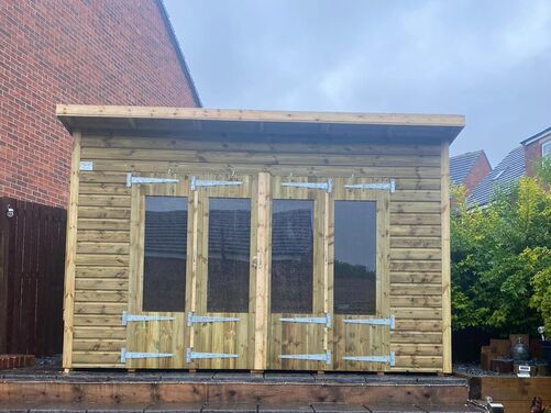 #SHP051 12x8 Pent Summer House