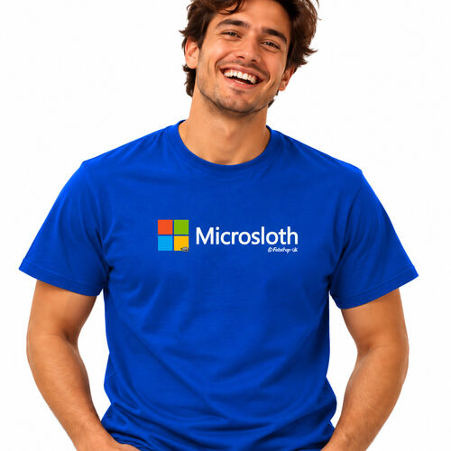 'Microsloth' Adults T-Shirt