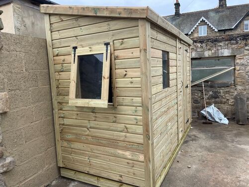 #P081 10x5 Pent Shed