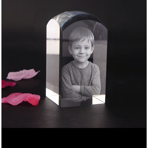 ***2 Sizes Available***The Stunning New Dunvegan Solid 3d Crystal Prism Dome